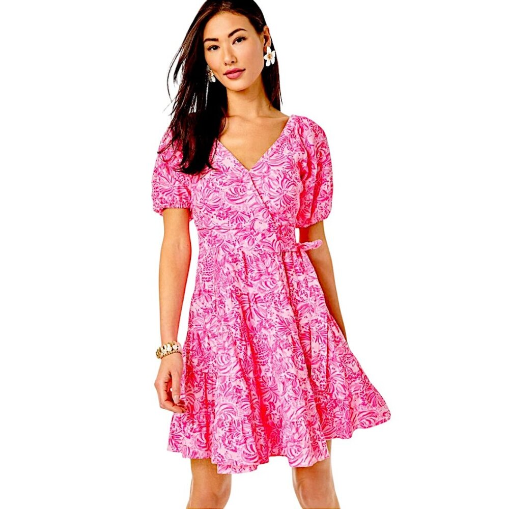Lilly Pulitzer Pink Floral Dress